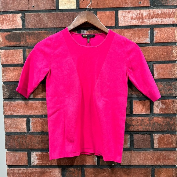 Maje Tops - Maje Musa Stretch-knit Top